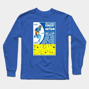 The 2022 15th Annual Concert for Autism flyer t-shirt Long Sleeve T-Shirt